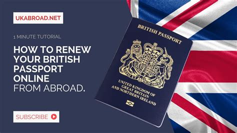 british passport renewal from overseas